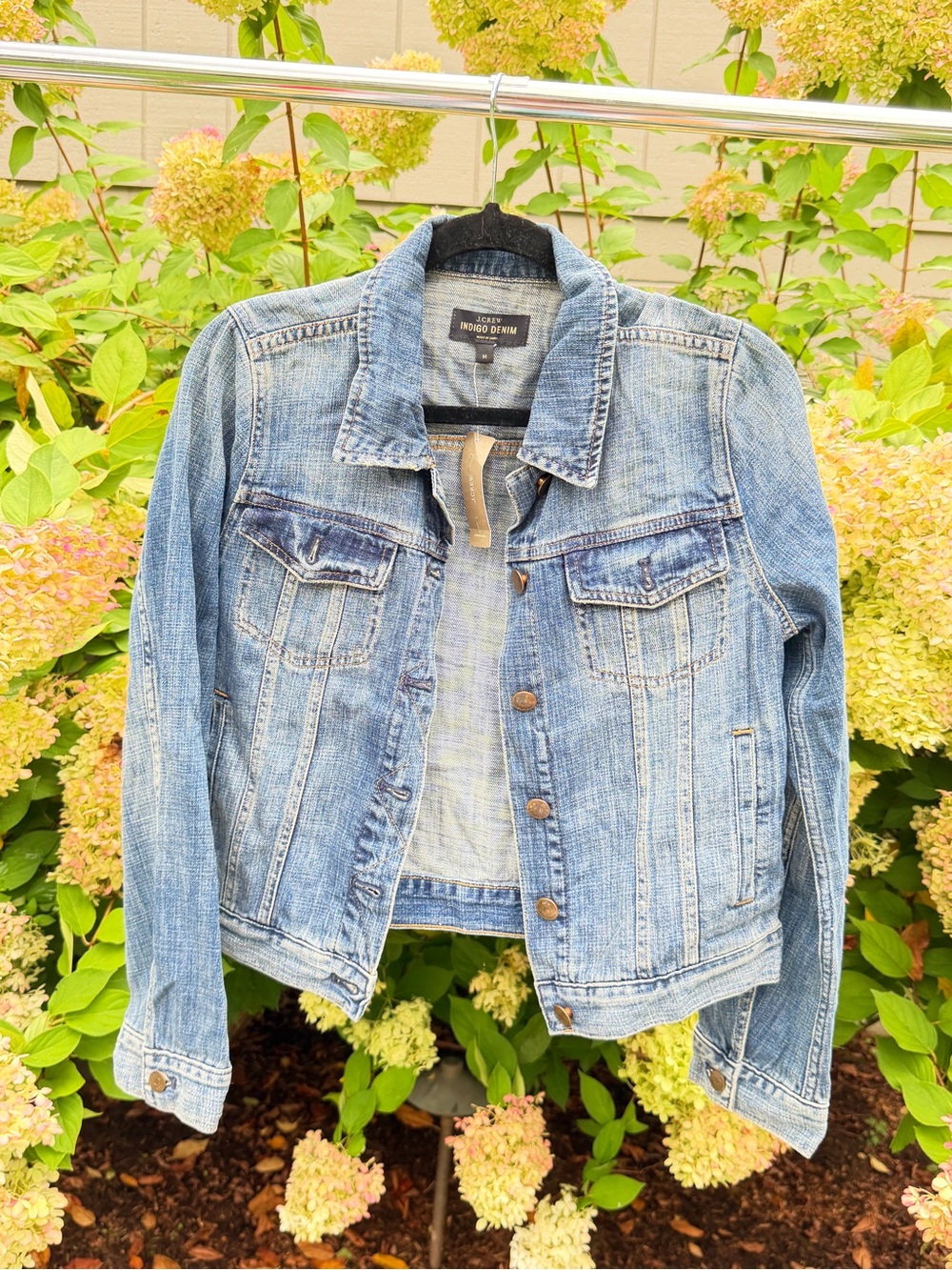 J. Crew Light Blue Denim Trucker Jacket
